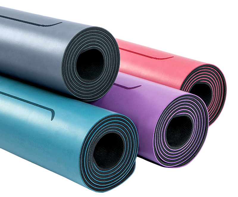 Natural Rubber PU Surface Yoga Mat - Pekfitness