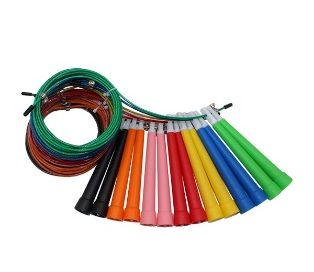 speed jump rope with plastic handle