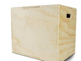 wooden plyo box